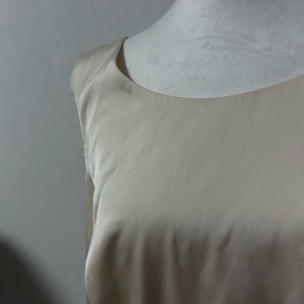 Azazie Beige Maxi Dress - Picture 5 of 6